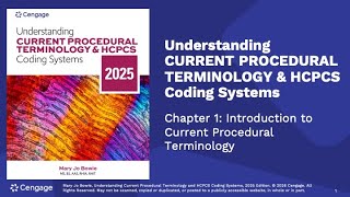 Week 1-Introduction to CPT/HCPCS Coding (Chapter 1: Part 1)