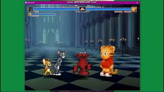 tom,jerry and evil elmo vs daniel tiger: mugen request | mugen all stars