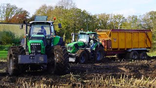 Mais 2024 | Mud | New Holland FX50 | Fendt | Deutz-Fahr | de Maten Wekerom | Mais silage | Modderen