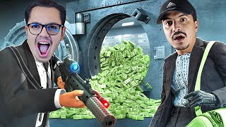 3 مجرمين يسرقون بنك 🥷 one armed robber
