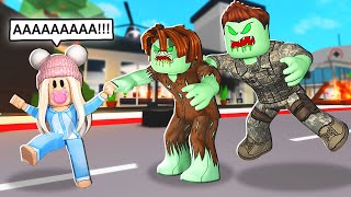 ESSA BEBÊ SALVOU A CIDADE DO APOCALIPSE ZUMBI NO BROOKHAVEN : Historinhas de Roblox