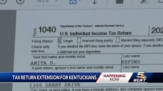 Deadline for Kentucky residents to file federal taxes extended until November