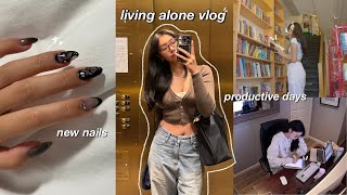 slice of life 📓 productive days in my life: living alone, self care sunday, cafe
