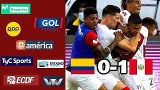 Colombia 0 - 1 Perú | Así relató Sudamérica el gol de Edison Flores