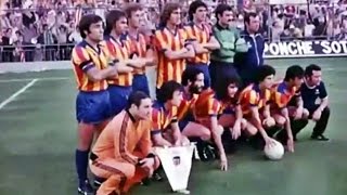 1979 Valencia campeón de la Copa del Rey. Valencia vs Real Madrid (2-0) Mario Alberto Kempes