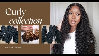 Vin Hair Factory | CURLY COLLECTION is out now !!!!!