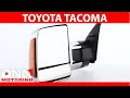 DNA Motoring 16-19 Toyota Tacoma Heated Chrome Towing Mirrors