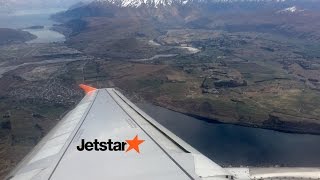 Jetstar Airbus A320 Powerful Take Off from Queenstown Airport