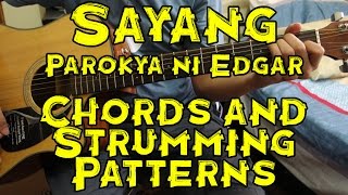 sayang parokya ni edgar guitar tutorial Pinoy guitar tutorials videos.