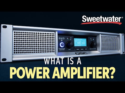 What is a power amplifier and how is it used?