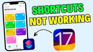 Fixed Shortcut Not Working || How To Fix Shortcuts Not Working in iOS 17 on iPhone & iPad