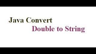 Java Conversion : Double to String | Bangla Tutorial |