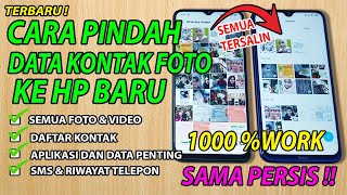 Cara Memindahkan All Daftar Kontak Foto Video Aplikasi HP Lama ke HP Baru 100 % Work