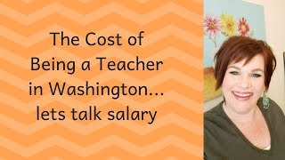 How I Survive on a Teacher's Salary in Washington State!!