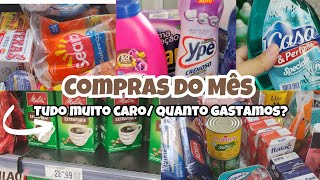 COMPRAS DO MÊS DE FEVEREIRO✓ Tudo muito caro✓ Feijoada Simples pro Almoço.