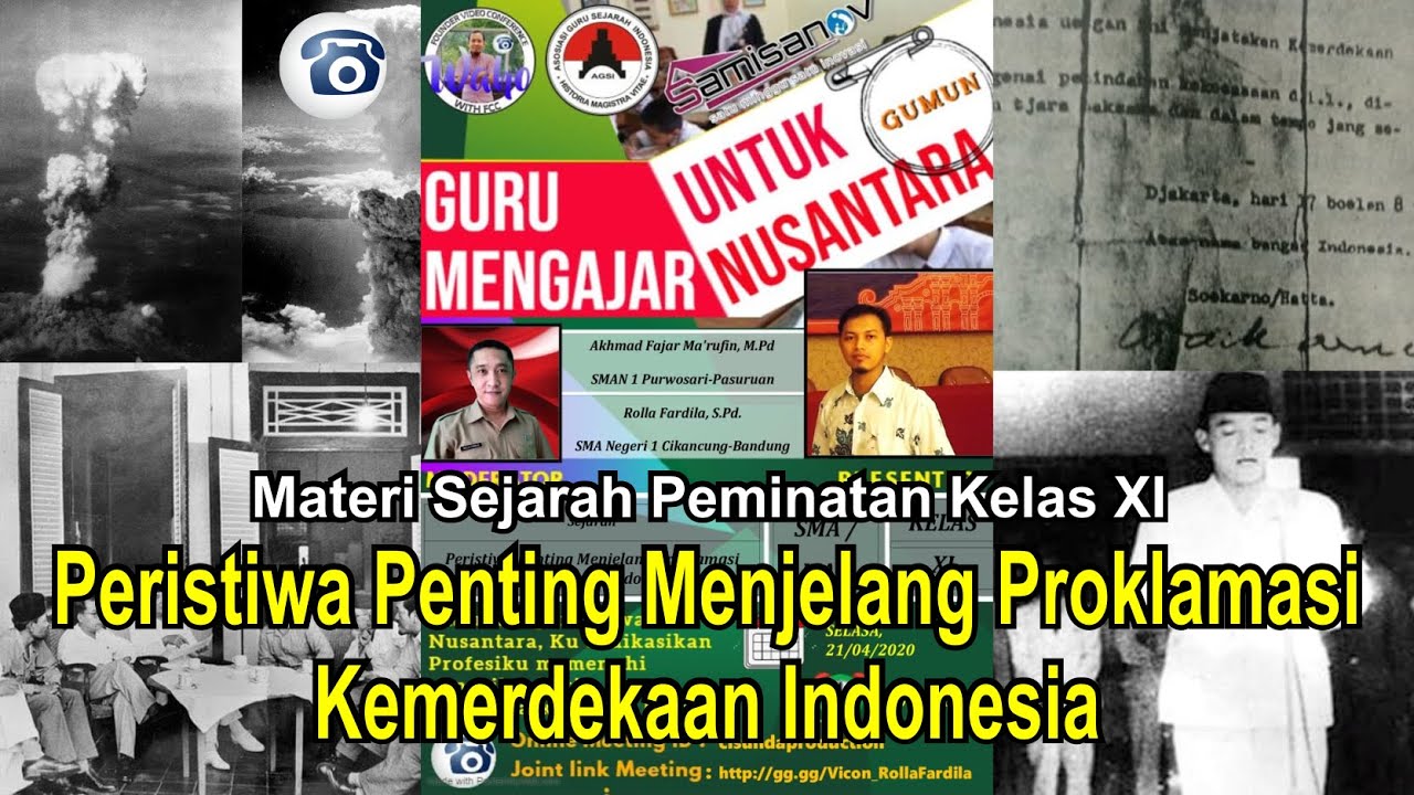 Peristiwa Penting Menjelang Proklamasi Kemerdekaan Indonesia | Sejarah ...