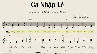 Ca Nhập Lễ (Mùa Vọng) - Lm. Nguyễn Duy (Bè chính)