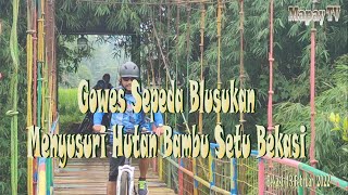 Gowes Blusukan Menyusuri Hutan Bambu Setu Bekasi via Situ Hambaro Warung Bondol Jembatan Sasakmare