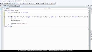 VB : Variable : Tutorial 2