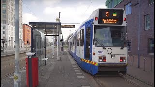 Netherlands, tram 5 ride from Amstelveen Stadshart to Uilenstede