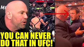 Dana White reacts to Nurmagomedov getting kicked out of UFC 302,Khabib wants Trump to STOP THE WAR
