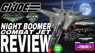 cXc G.I. Joe Convention 2013 Night Force NIGHT BOOMER Combat Jet Nocturnal Fire Unboxing \u0026 Review