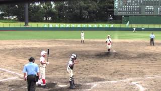 [智辯学園～猛攻]2015/7/12　智辯学園vs高田　４回表　智辯学園