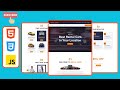 Responsive Royal Car Rental Website Design Using HTML , CSS & JavaScript With Free Source Code