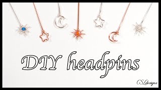 Celestial DIY wirework headpins