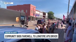 Community says goodbye to retiring UPS driver