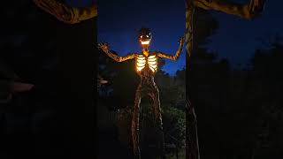 🎃🔥🎃💀12FT Giant Inferno Pumpkin Skeleton🔥🎃💀 #halloween #halloween2023 #pumpkin #halloweendecorations