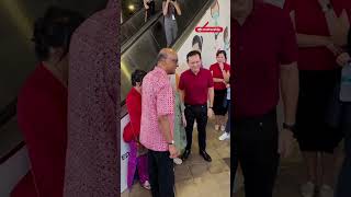 President-elect Tharman and his wife Jane headed to the north to thank Singaporeans.  #pe2023 #news