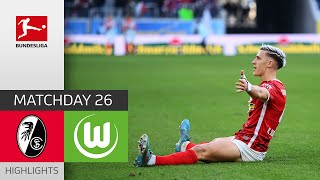 SC Freiburg - VfL Wolfsburg 3-2 | Highlights | Matchday 26 – Bundesliga 2021/22