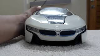 Unboxing of 1:24 scale BMW i8 RC control toy car, remote control bmw i8 toy model car