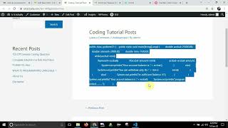 How to get colored code in wordpress post / how to insert programming code in wordpress #wordpress