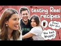 Testing Reel Recipes w @AshiKhanna @rishabhchawla233 | Aashna Hegde