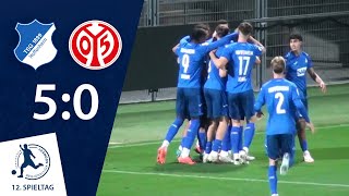 5:0! TSG II klettert auf Rang zwei | TSG Hoffenheim II - 1. FSV Mainz 05 II | 12. Spieltag RLSW