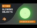 Blender Tutorial: How to Make Objects Glow in Blender
