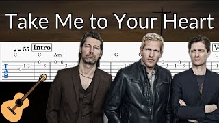 Take Me to Your Heart - Guitar Solo Tab Easy