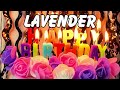 happy birthday lavender