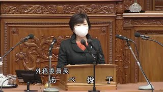 衆議院 2021年04月15日 本会議 #05 あべ俊子（外務委員長）