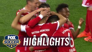 Arjen Robben curls in the opening goal vs. Dortmund | 2017-18 Bundesliga Highlights