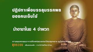 ม้าอาชาไนย 4 จำพวก #ปฏิปทาเพื่อคนเจ็บไข้ |พุทธวจน|พระอาจารย์คึกฤทธิ์