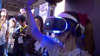 バーチャルリアリティー「PSVR」で“初音ミクライブ”を体験！【東京ゲームショウ2015　MAiDiGiリポート】PlayStation VR　#Tokyo Game Show　#event