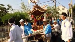 松原市内秋祭りの様子　柴籬地区2