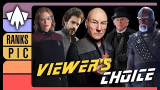 Viewer's Choice - Favorite Star Trek: Picard Characters Ranked Tiered List