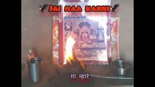 #maa karni🦅 new status#जगाऊ मढ जोत बेगा आव चालराय#navratri 🙏video special @KarniKripaKevalam