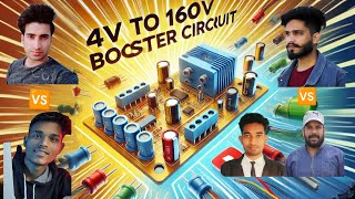 DIY 4V to 160V Voltage Booster Circuit | Step-by-Step Tutorial | 4v से 160v  बढ़ती है