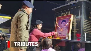 Tributes paid to martyr Constable Raj Kumar in Udhampur