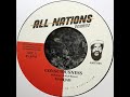 7″ VINYL RECORD ALL NATIONS “CONSCIOUSNESS”